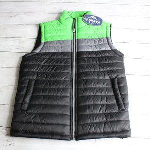 Climate Concept Boy's Sleeveless Puffer Jacket Vest Youth Size L 10 12